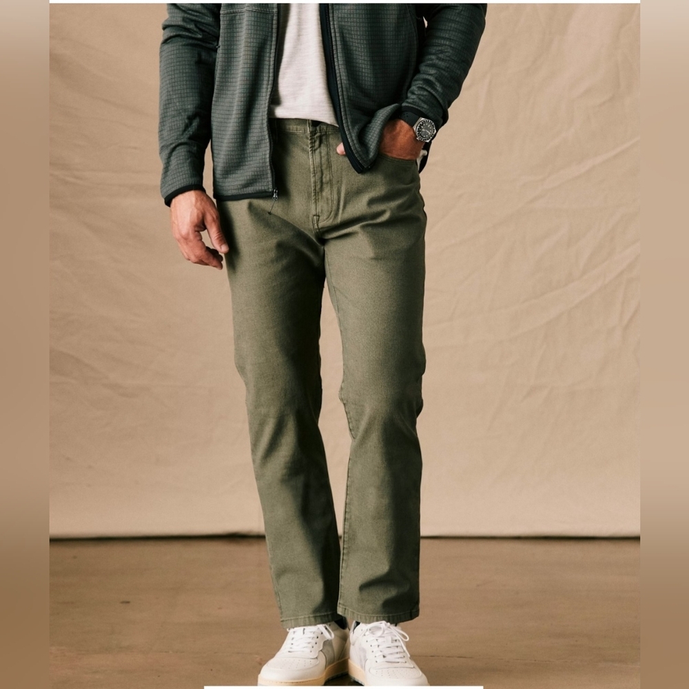 Proof Rover Pants Huckberry,Mens 34×30, Olive,Straight, Stretch Casual Canvas